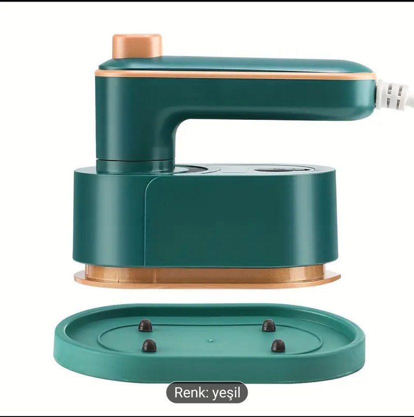 taşınabilir ütü 2 Renkli beyaz Yeşil renk elimizde mevcuttur - Görsel 3