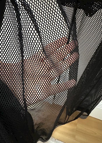 Siyah File Tarzı Dış giyim - Görsel 5