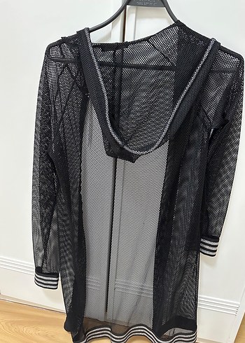 Siyah File Tarzı Dış giyim - Görsel 3