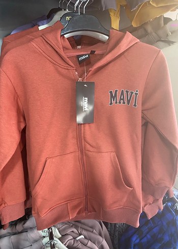 Mavi Kadın Kahverengi Fermuarlı Sweatshirt