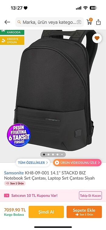 Samsonite KH8-09-001 14.1