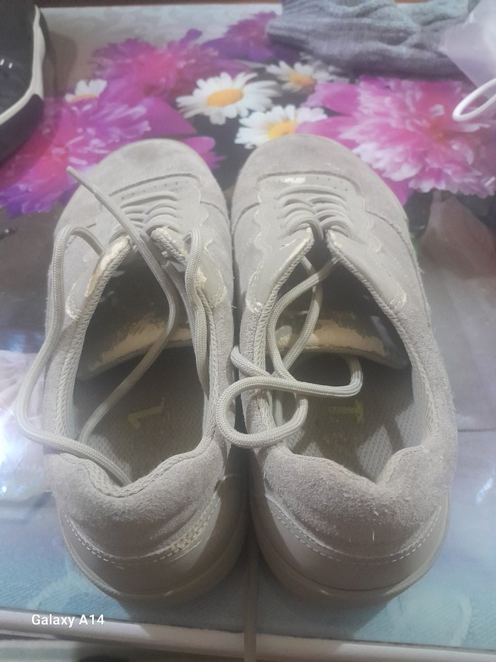 Gri  Dolgu Topuk Spor Ayakkabı - Görsel 2