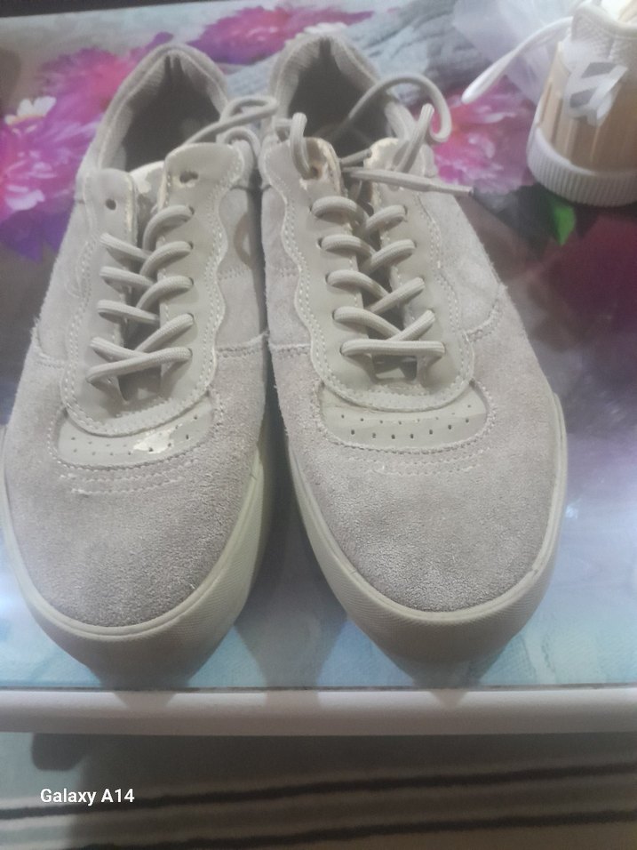 Gri  Dolgu Topuk Spor Ayakkabı - Görsel 3