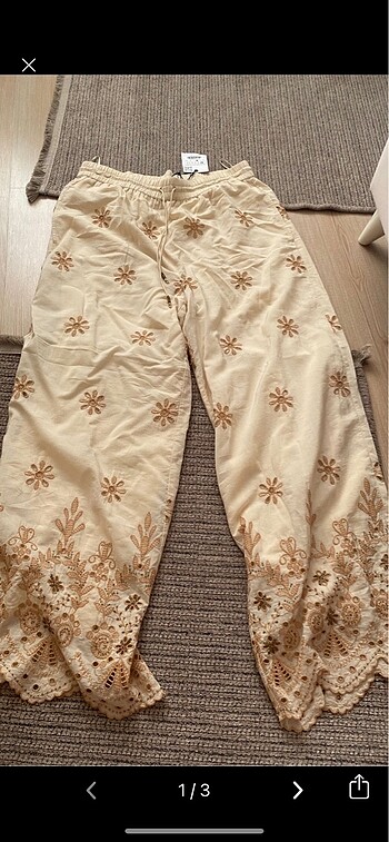 zara dantelli pantolon