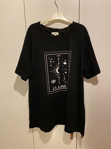 Siyah Twist T-Shirt M Beden
