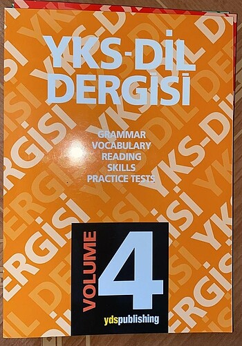  Beden Renk YDS publishing yks dil dergisi