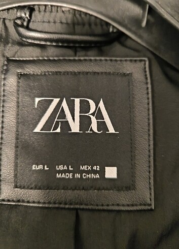 Zara Zara erkek deri mont 