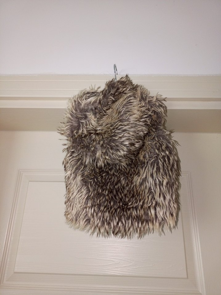 Kürk Detaylı Bohem çocuk yelek - Görsel 2