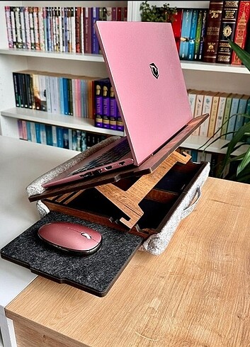  Beden Renk Eğim ayarlı Sandıklı laptop standı 