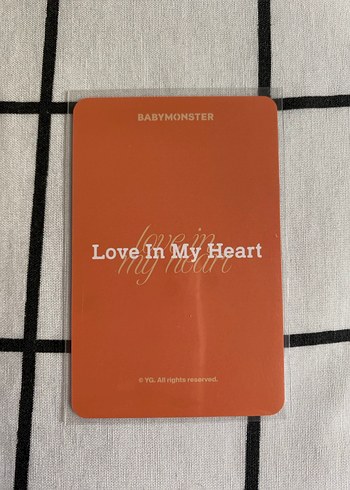 babymonster chiquita photocard - Görsel 2