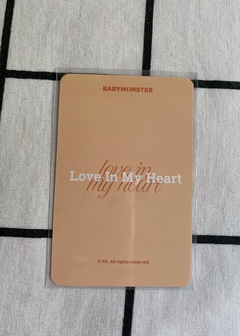 babymonster chiquita photocard - Görsel 2