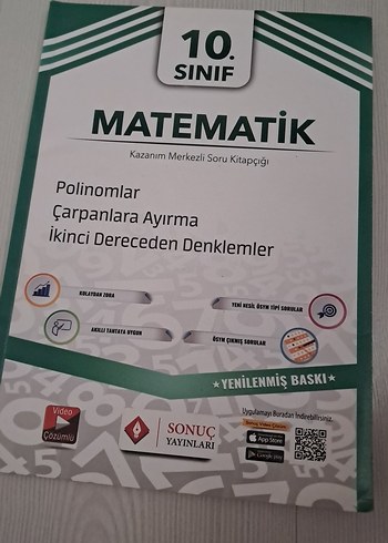10. Sınıf Matematik Soru Bankası Sonuç Yayınları