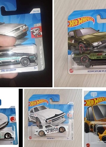 hotwheels 5 adet 