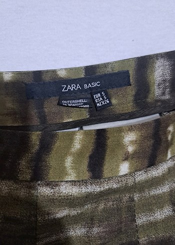 Zara Piliseli Bağlama Desenli Midi Kadın Etek - Görsel 2