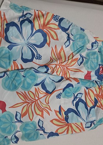 Renkli Çiçek Desenli Bohem Erkek Mayo s beden - Görsel 2