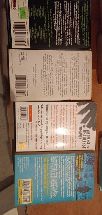 Beden Dean koontz sandra Brown Jonathan kellerman Brad meltzer #ingili