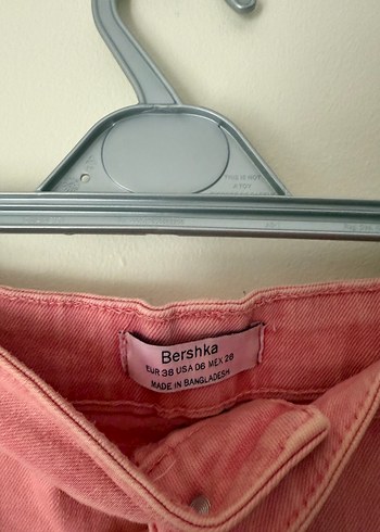 Bershka Bershka Pembe Kot Etek