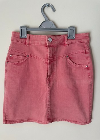 Bershka Pembe Kot Etek