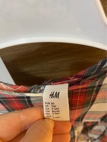 9-12 Ay Beden H&m elbise