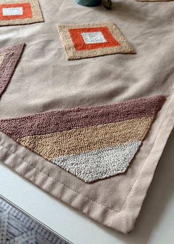 Punch Bohem Pastel Kahverengi Masa Örtüsü - Görsel 3