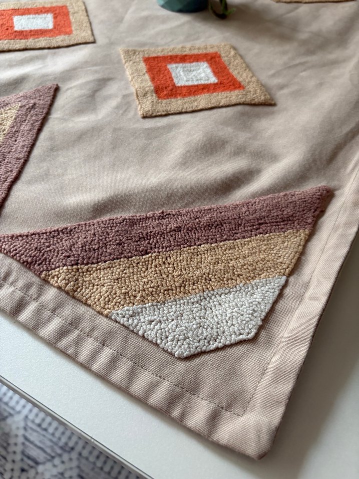 Punch Bohem Pastel Kahverengi Masa Örtüsü - Görsel 3