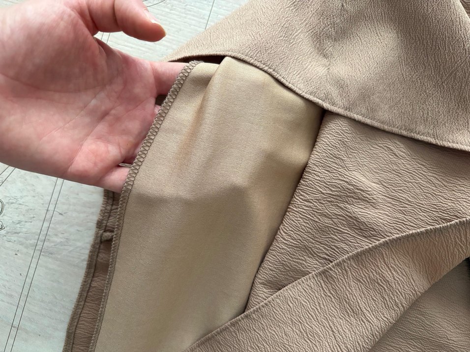 Bej Kemerli elbise - Görsel 3