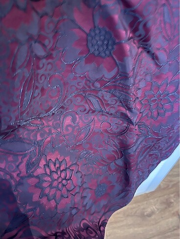 40 Beden bordo Renk Bordo-lacivert elbise