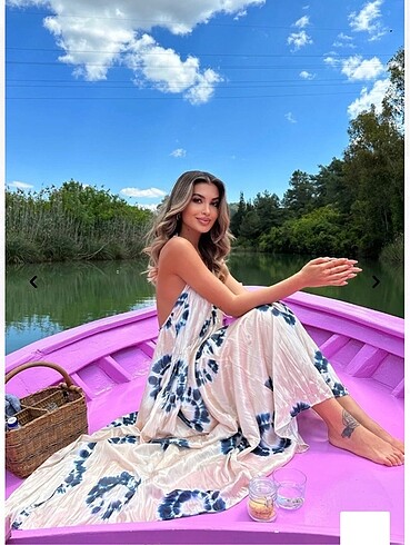 Zara Saten Uzun Elbise