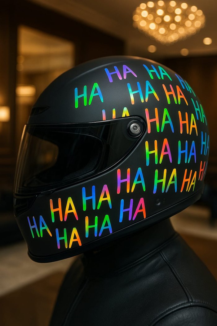 Renkli HAHA Sticker - Görsel 2