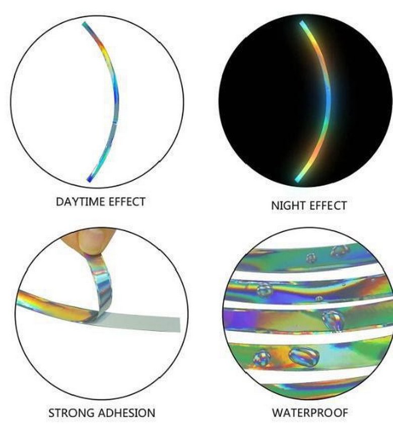hologram tekerlek şerit - Görsel 2