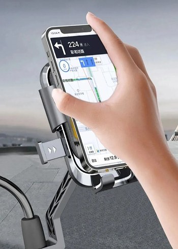 Gri Telefon Tutucu - Görsel 3