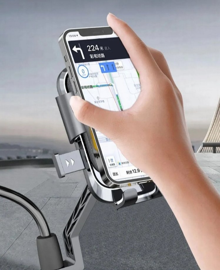 Gri Telefon Tutucu - Görsel 3