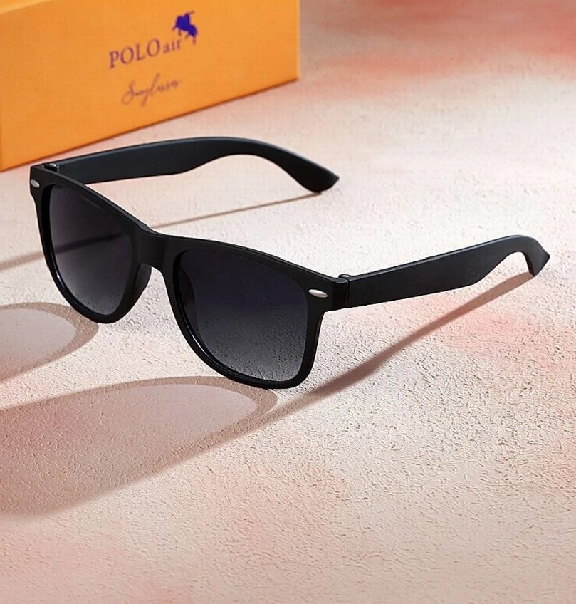 polo siyah Renk Erkek Güneş Gözlüğü - Görsel 2