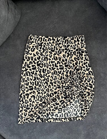 Trendyol Leopar Desenli Etek