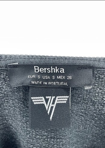 s Beden gri Renk VAN HALEN YIRTIK DETAYLI BASKILI SWEATSHİRT