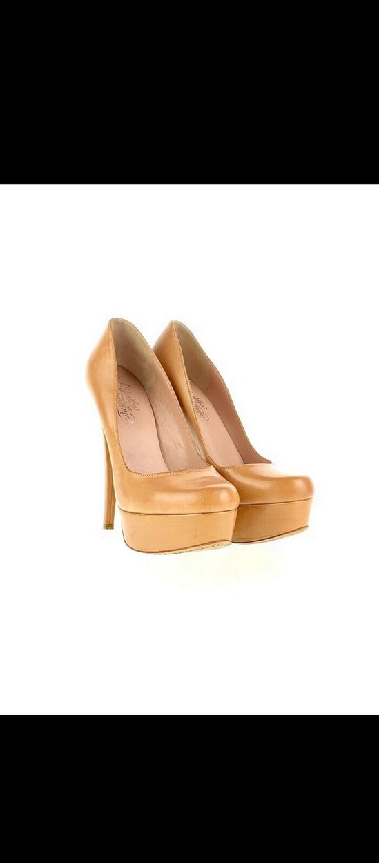 ALEJANDRO İNGELMO BEJ DERİ PLATFORM TOPUKLU AYAKKABI - Görsel 2