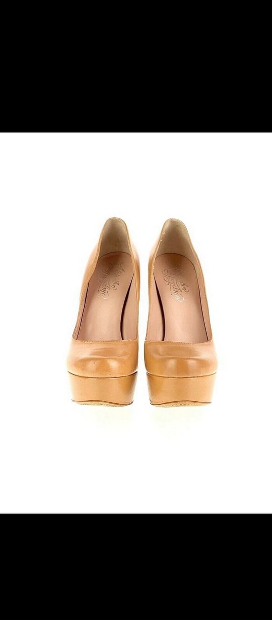 ALEJANDRO İNGELMO BEJ DERİ PLATFORM TOPUKLU AYAKKABI - Görsel 3