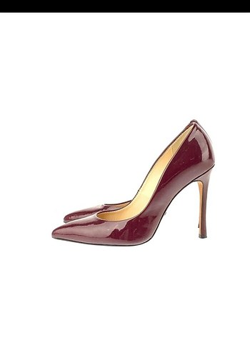 Beymen Bordo Parlak Stiletto Kadın Topuklu Ayakkabı