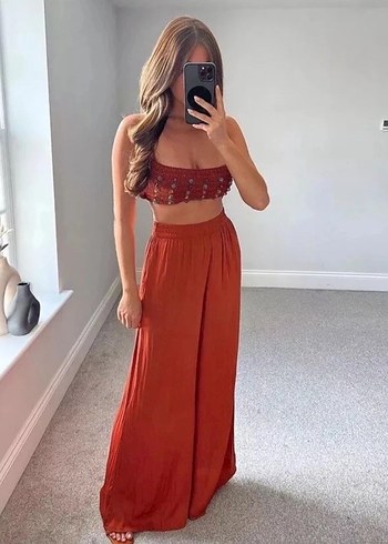 Zara Bol Paça Palazzo Pantolon