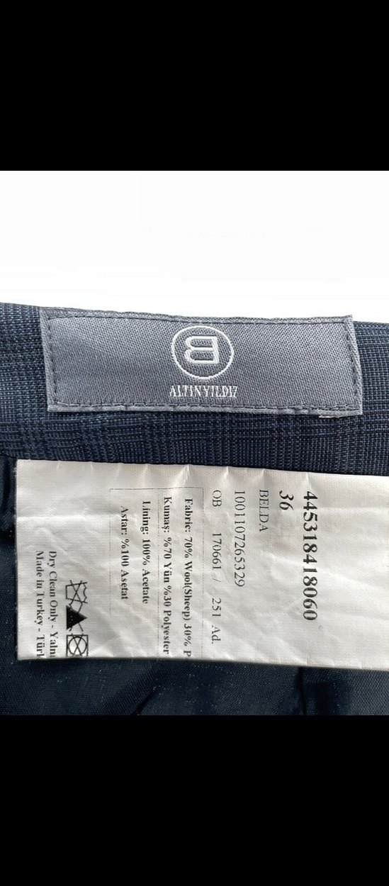 Altınyıldız Kumaş Mini Etek - Görsel 4