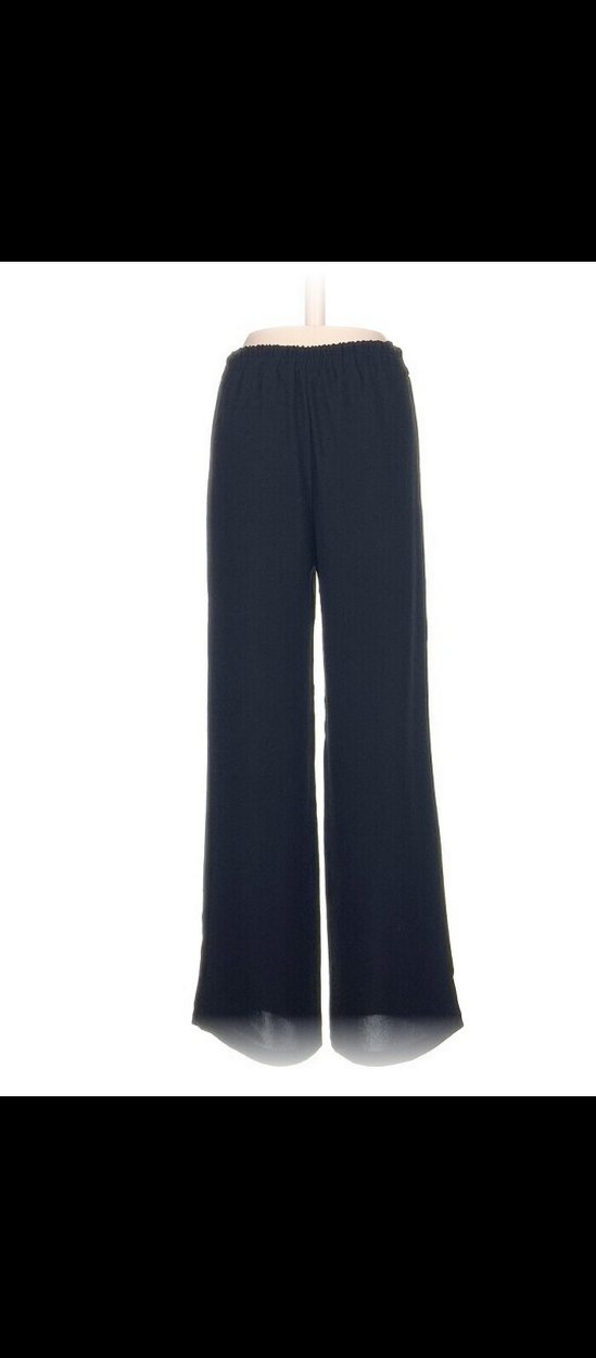 Bol Paça Düz Kesim Pantolon - Görsel 4