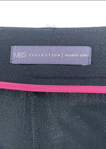 Marks & Spencer Düz Kesim Kumaş Pantolon - Görsel 4