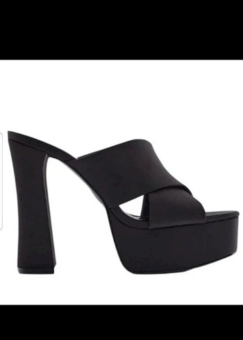 Zara platform topuklu sandalet / platform topuklu terlik - Görsel 2