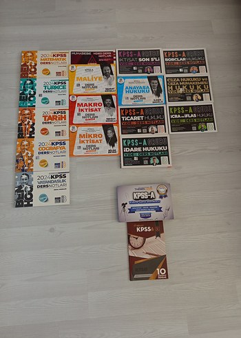 KPSS GK GY VE ALAN Hazırlık Kitapları Seti