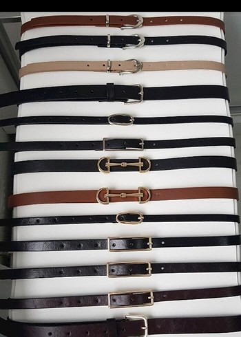 Massimo Dutti Sıfır etiketli kemerler (SON ADETLER)