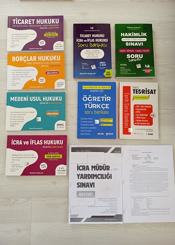 Hukuk Hakimlik İcra Müdürlüğü Sınavlarına Hazırlık Set