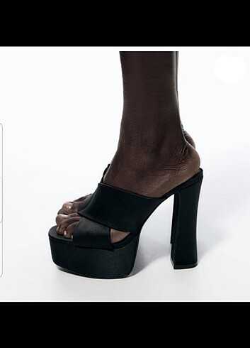 Zara Zara platform topuklu sandalet