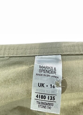 40 Beden camel Renk Marks & Spencer Midi Etek