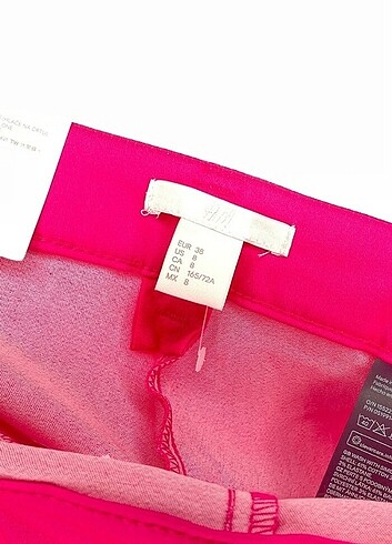 H&M Fuşya Kumaş Pantolon - Görsel 4