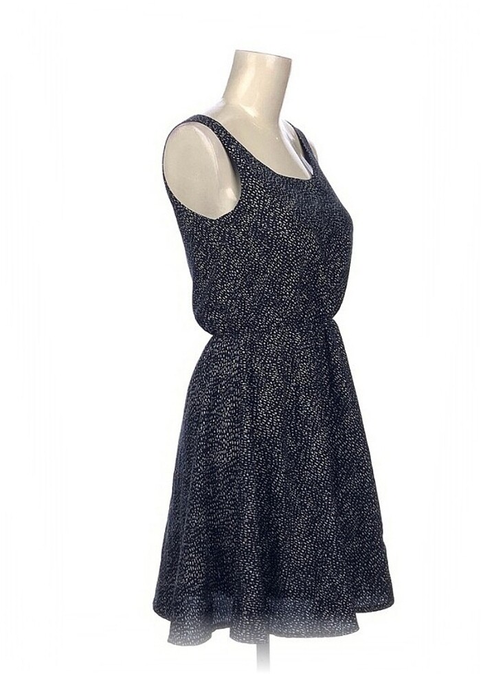 Desenli Kısa Çan Elbise - Görsel 3